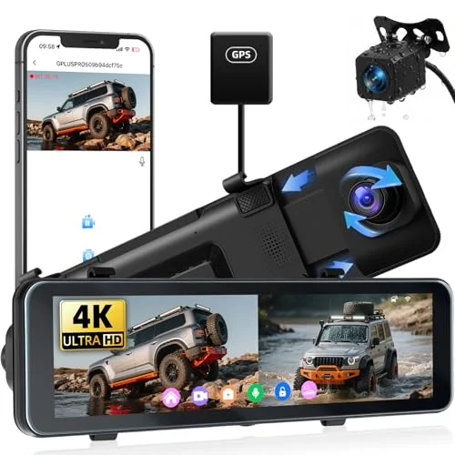 Обзор: видеорегистратор GKU 4K с сенсорным экраном и ночным видением