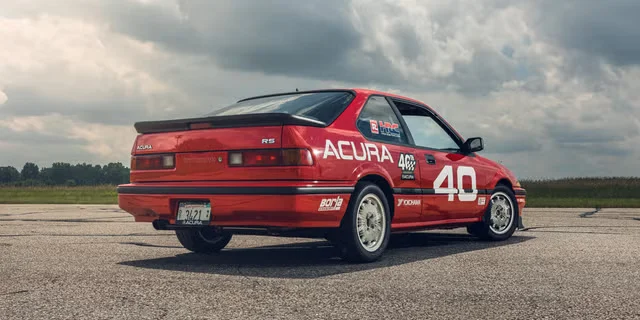Взгляд на гоночную версию Acura Integra 40 1987 года