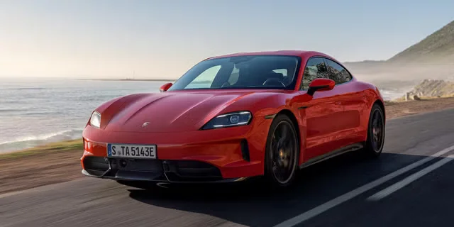 Мы протестировали фальшивую коробку передач Porsche Taycan EV 2027 года