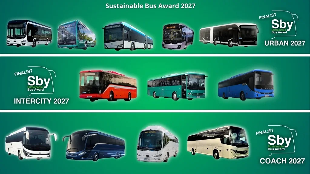 Оглашены финалисты конкурса на звание самого экологичного автобуса 2027 года