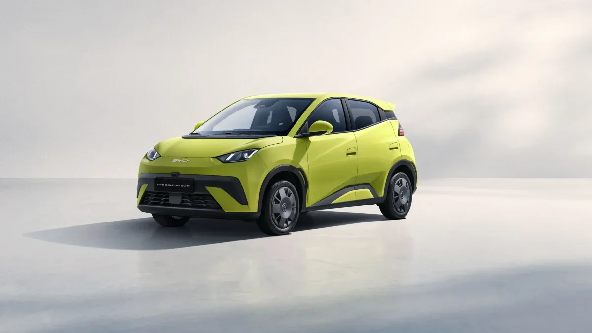 BYD Dolphin Surf: 5 звезд Euro NCAP и 6 подушек безопасности в стандартной комплектации